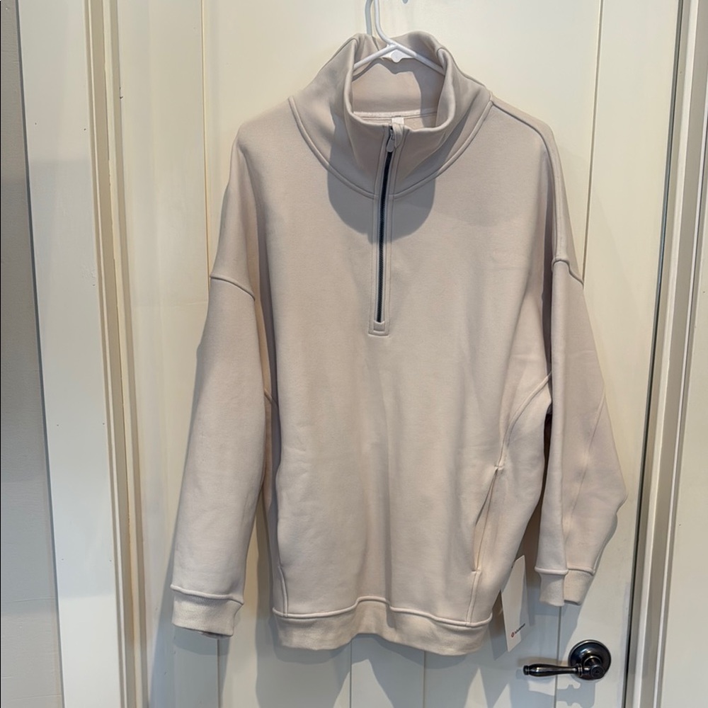 Lululemon Womens thick fleece Half-Zip Sweater
